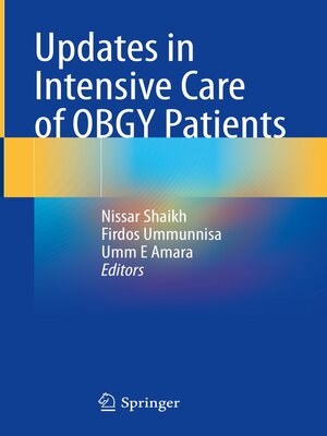 cover image of Updates in Intensive Care of OBGY Patients
